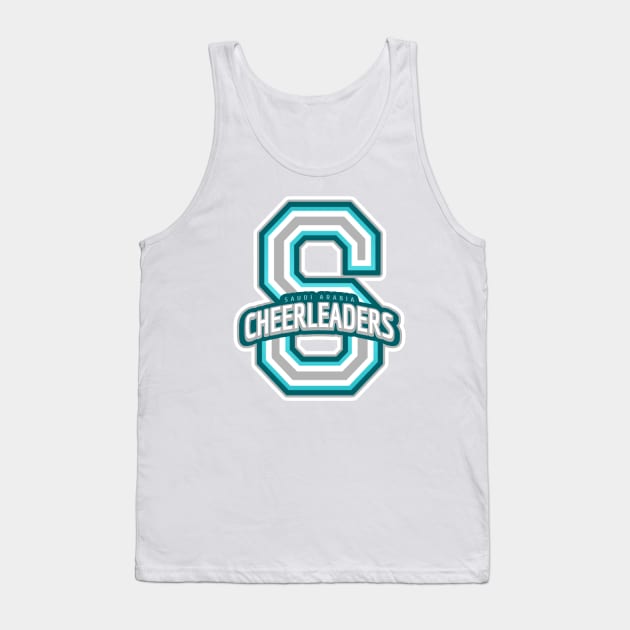 Saudi Arabia Cheerleader Tank Top by Tip Top Tee's